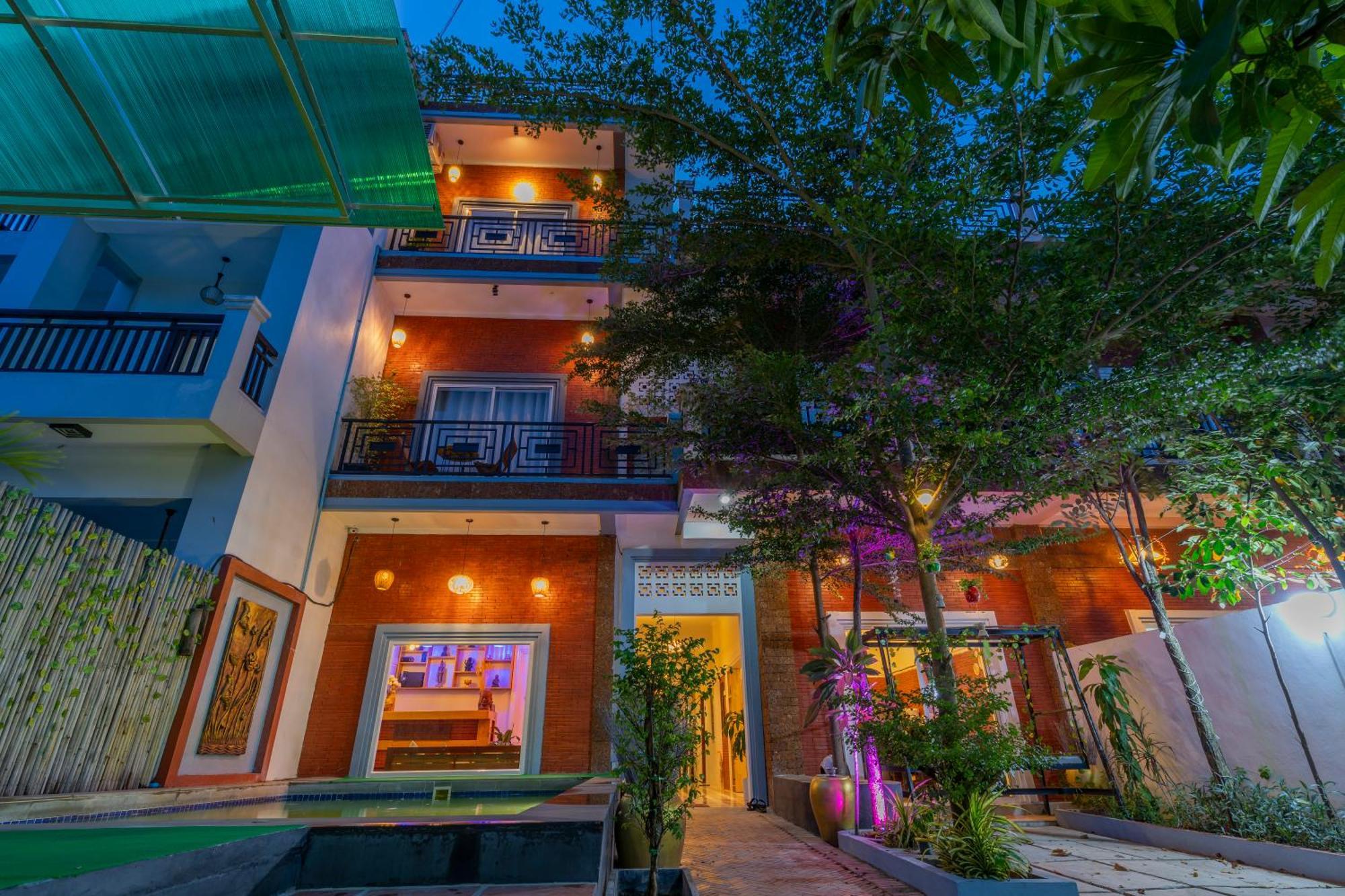 暹粒Angkor Rithy Boutiquese住宿加早餐旅馆 外观 照片